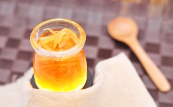 Các bước làm món Trà bưởi mật ong